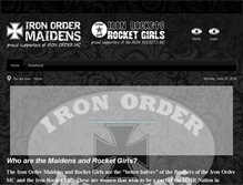 Tablet Screenshot of ironordermaidens.com